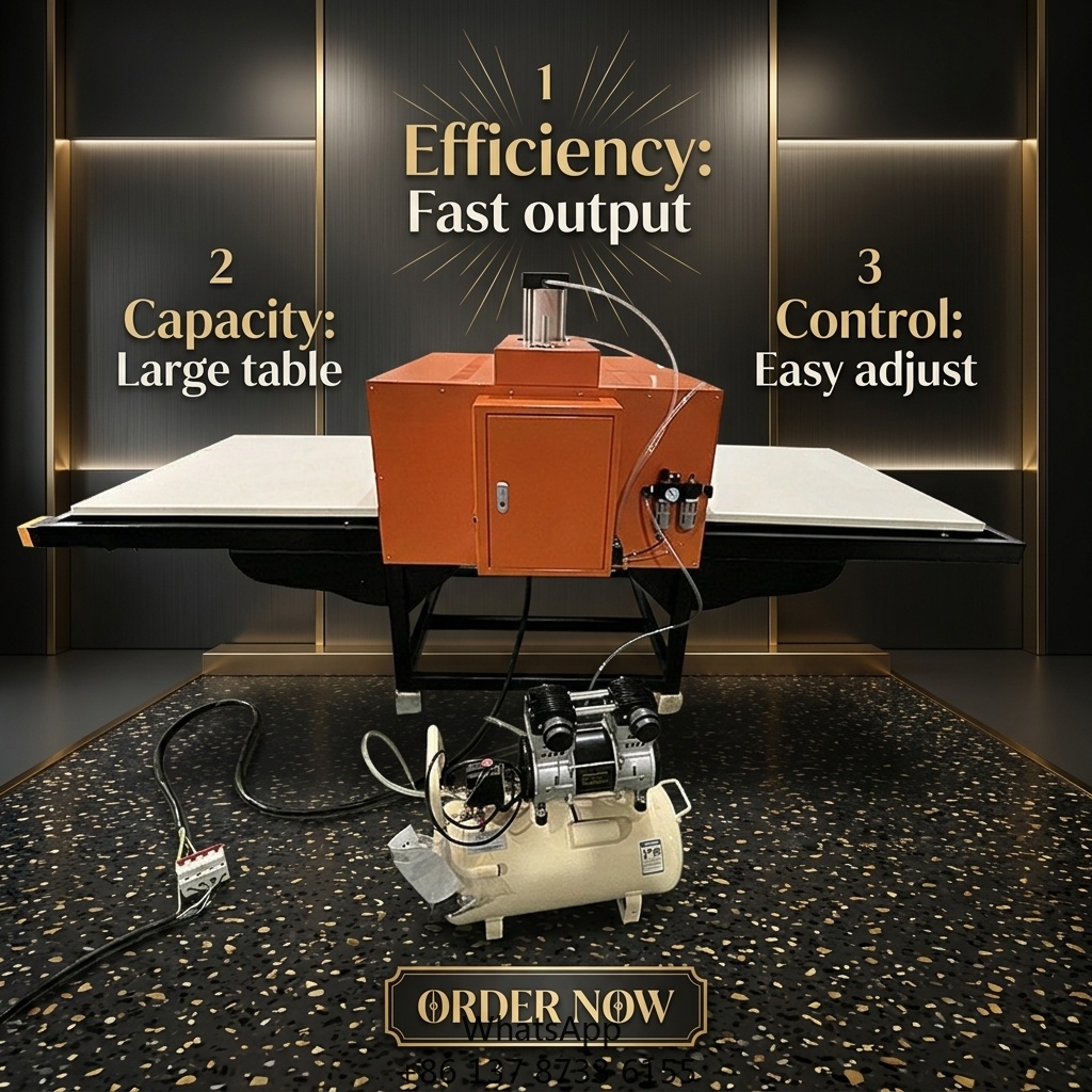 Commercial Printing Machine For Shirts - Automatic Pneumatic Double Station Heat Press