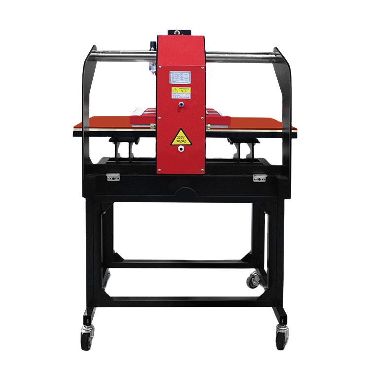 Commercial Printing Machine For Shirts - Intelligent Double Work Station Pneumatic Heat