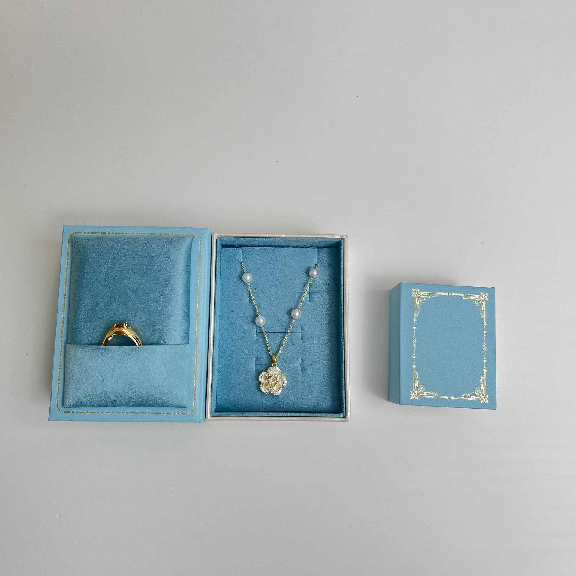 Commercial Printing Books - Magnetic Book Shaped Jewelry Box Luxury