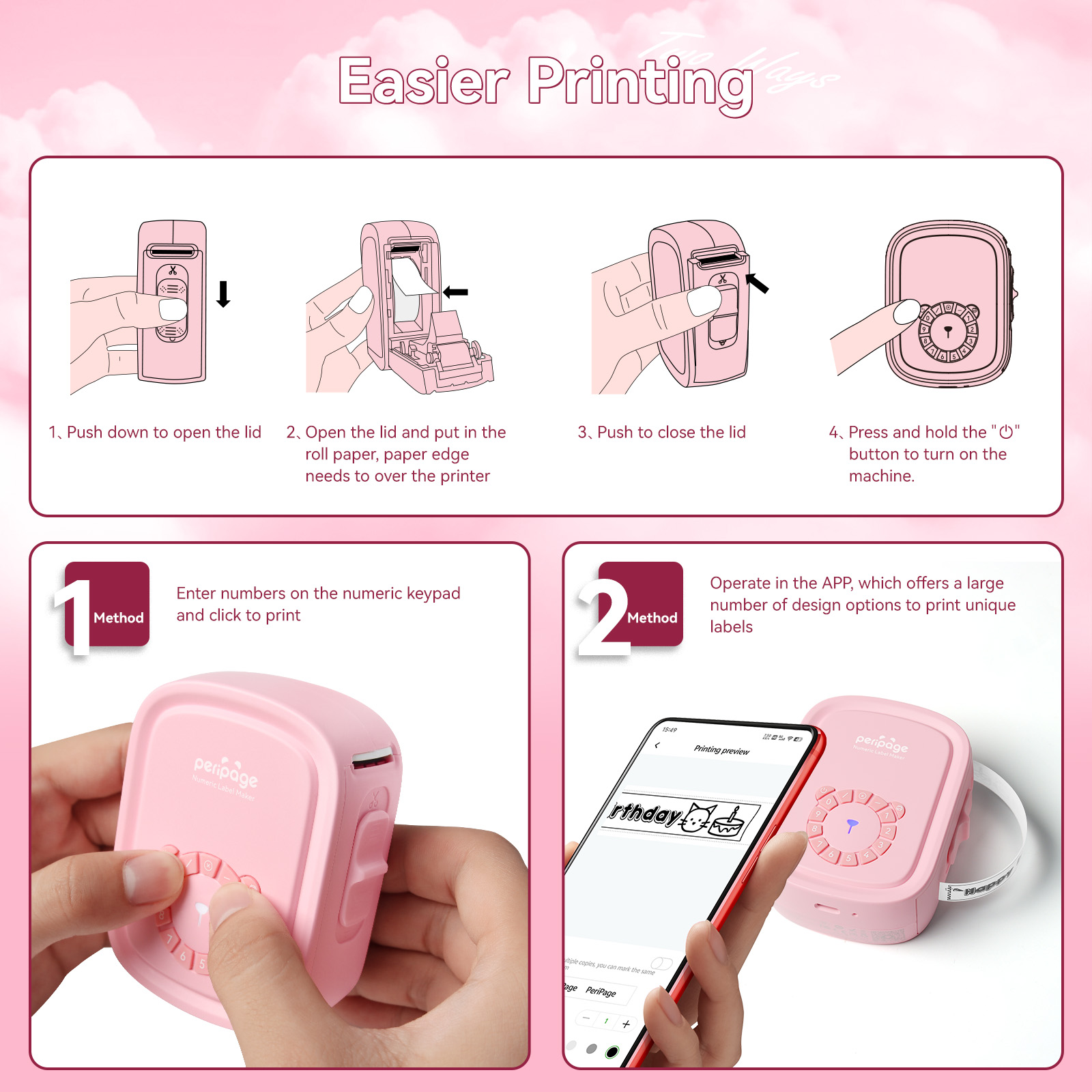 Peripage P10-Pro Mini Portable - Commercial Photo Printer ulasan dan harga