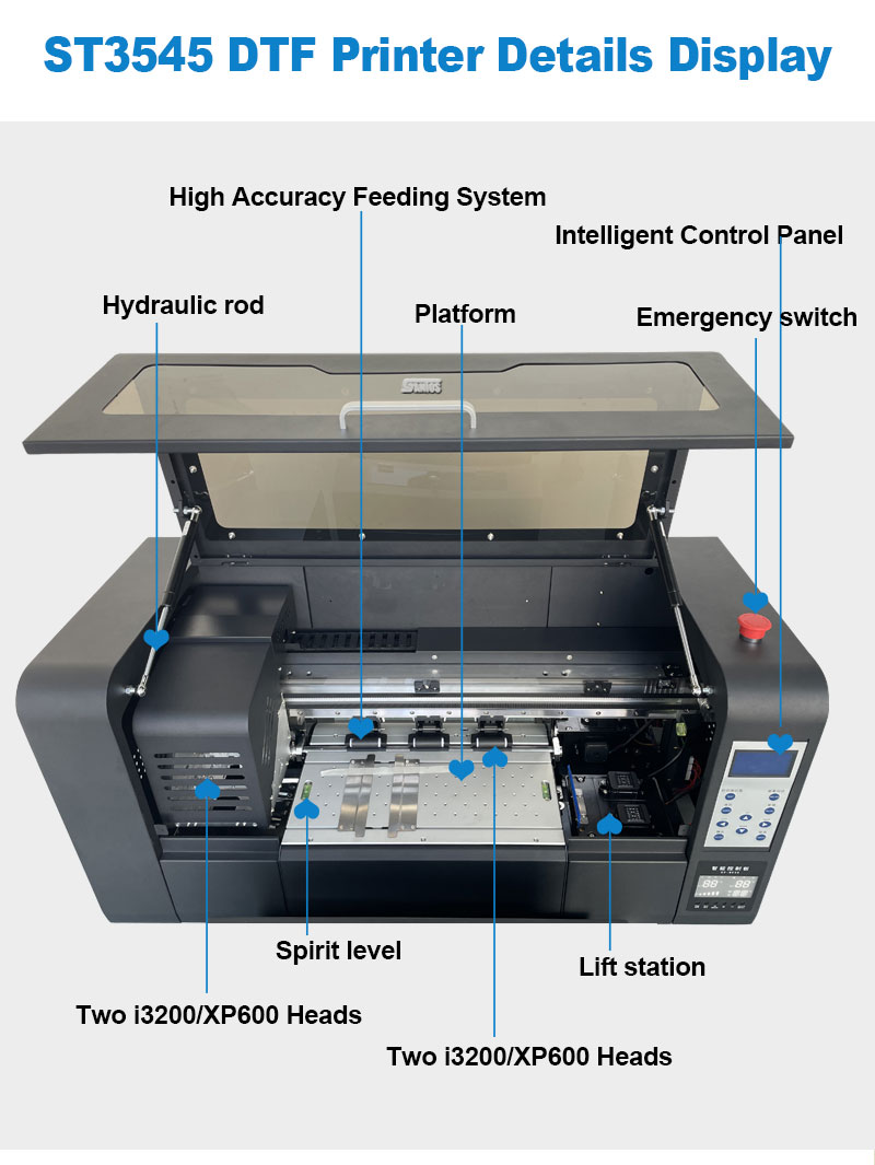 30CM A3 DTF Printer Xp600/I320 - Commercial Printing Machine For Shirts ulasan dan harga