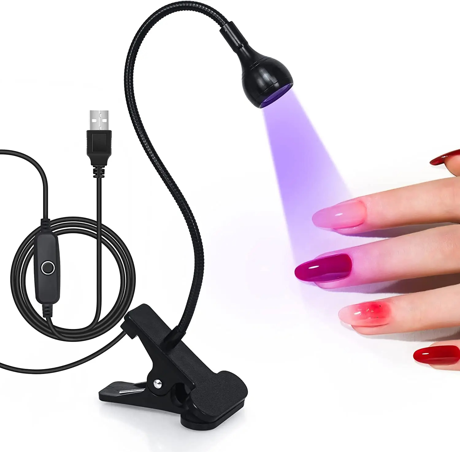 5V UV Gel Curing Nail Lamp Led - Uv Led Lamp Printer ulasan dan harga