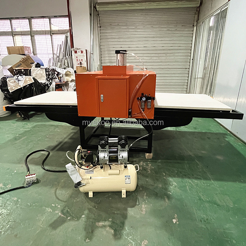 Automatic Pneumatic Double Sta - Commercial Printing Machine For Shirts ulasan dan harga