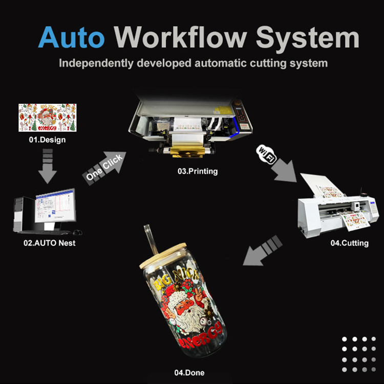 Intelligent Auto Cutting 4 Pri - Dtf Printer Machine ulasan dan harga