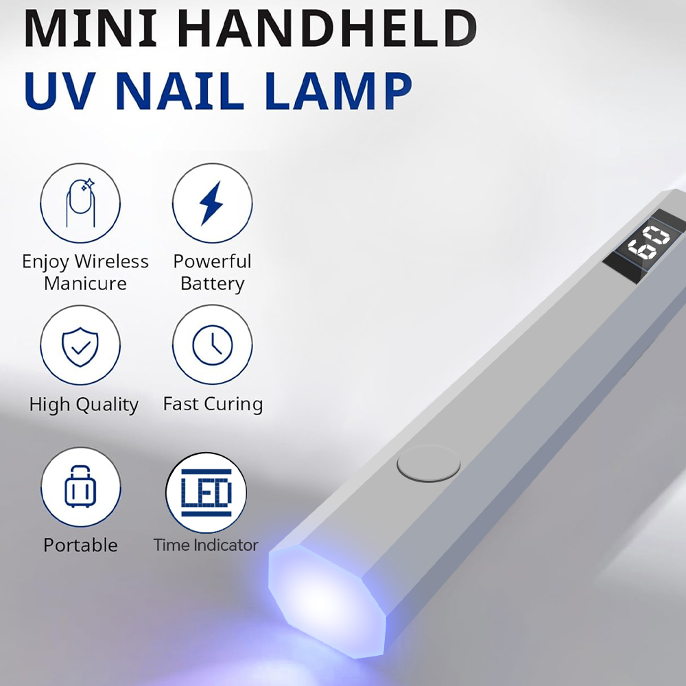 Timerable UV LED Nail Lamp wit - Uv Led Lamp Printer ulasan dan harga