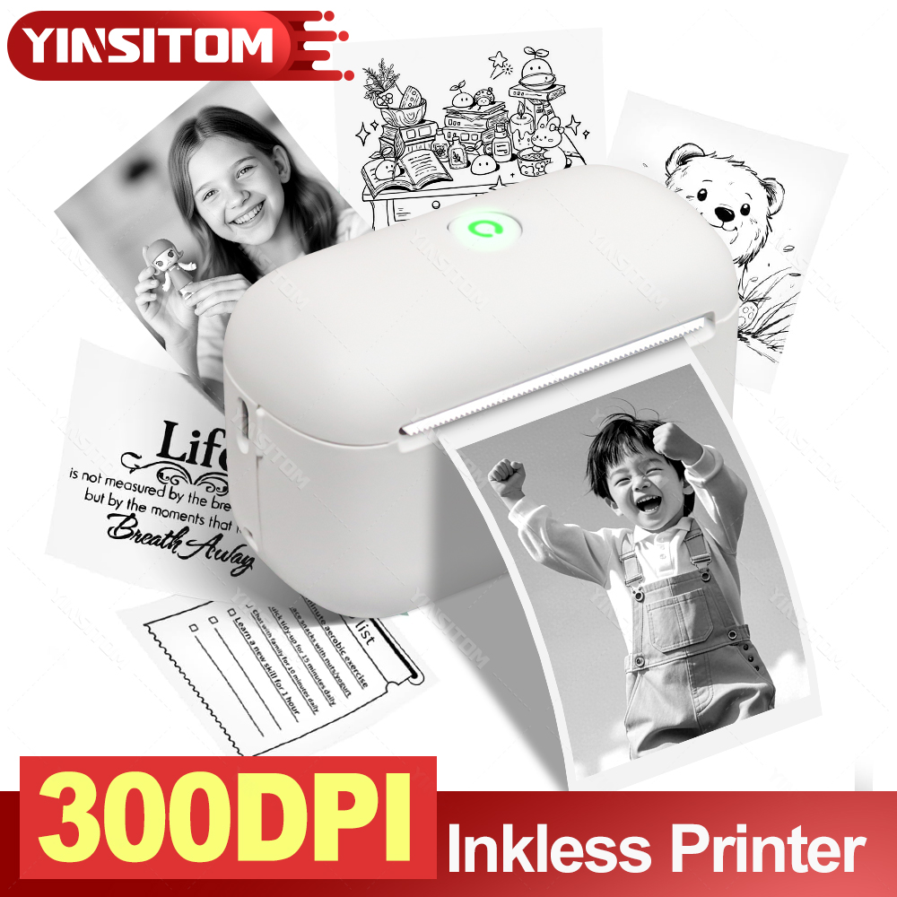 F2 HD 300dpi Mini Thermal Labe - Commercial Photo Printer ulasan dan harga