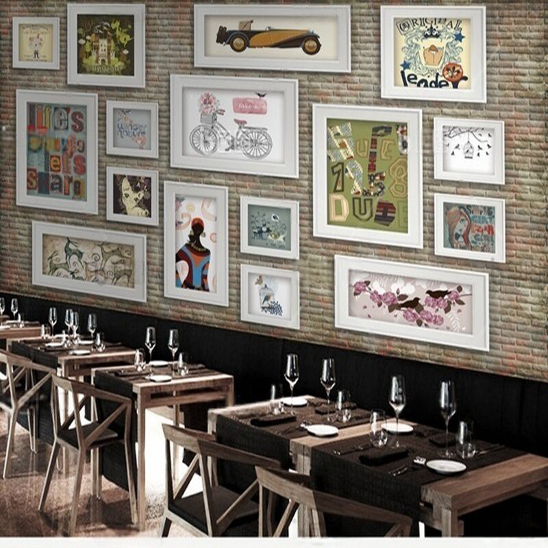Nostalgic decorative paintings - Commercial Wallpaper Printing ulasan dan harga