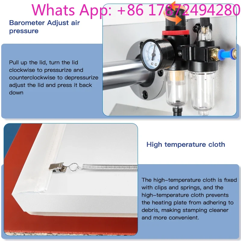 Dual Electric Slide Hot Stampi - Commercial Printing Machine For Shirts ulasan dan harga