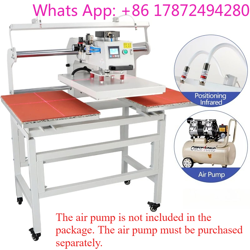 Dual Electric Slide Hot Stampi - Commercial Printing Machine For Shirts ulasan dan harga