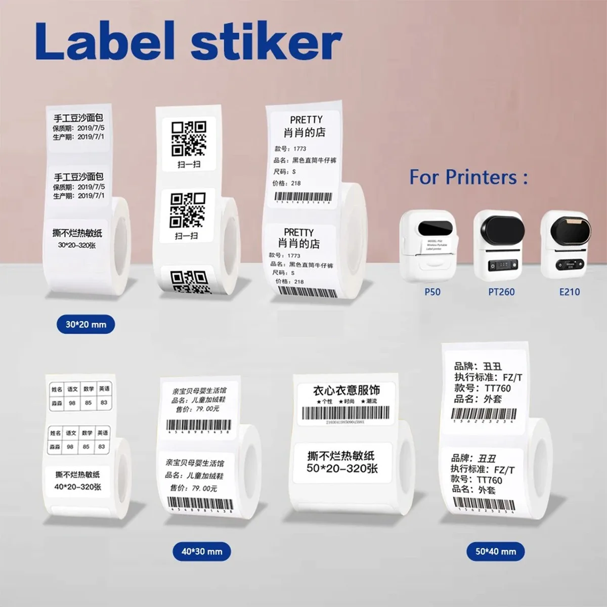 Thermal Sticker paper Thermal  - Commercial Printing Services ulasan dan harga
