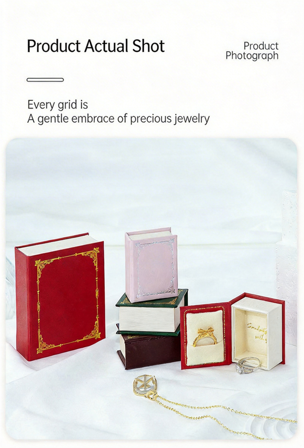 Magnetic Book Shaped Jewelry B - Commercial Printing Books ulasan dan harga