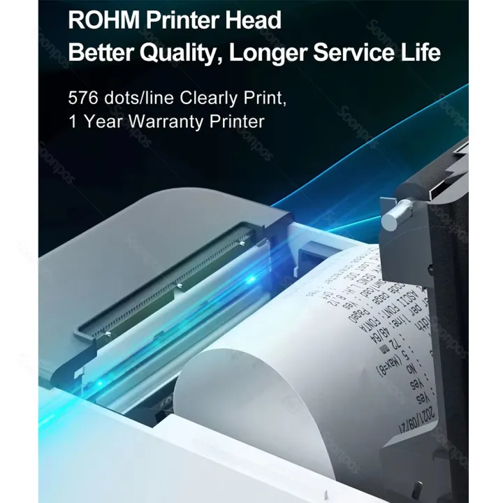 Soonpos 80mm Thermal POS Recei - Commercial Wallpaper Printing ulasan dan harga