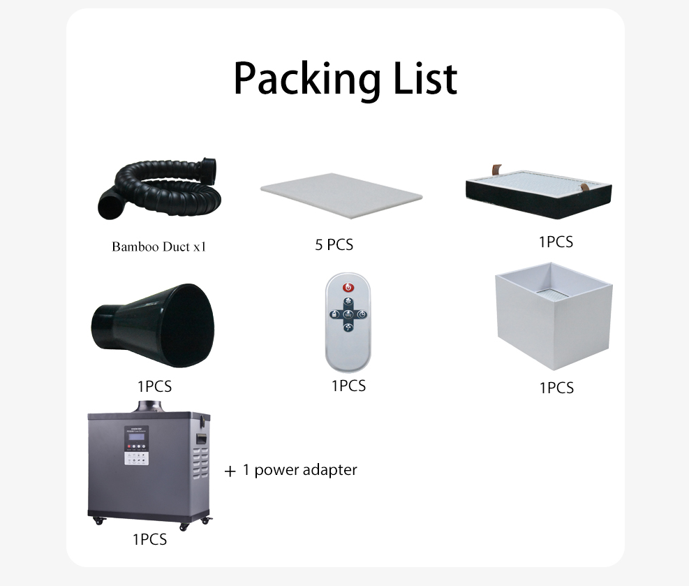Laser Fume Extractor 210W FES2 - Dtf Printer Machine ulasan dan harga