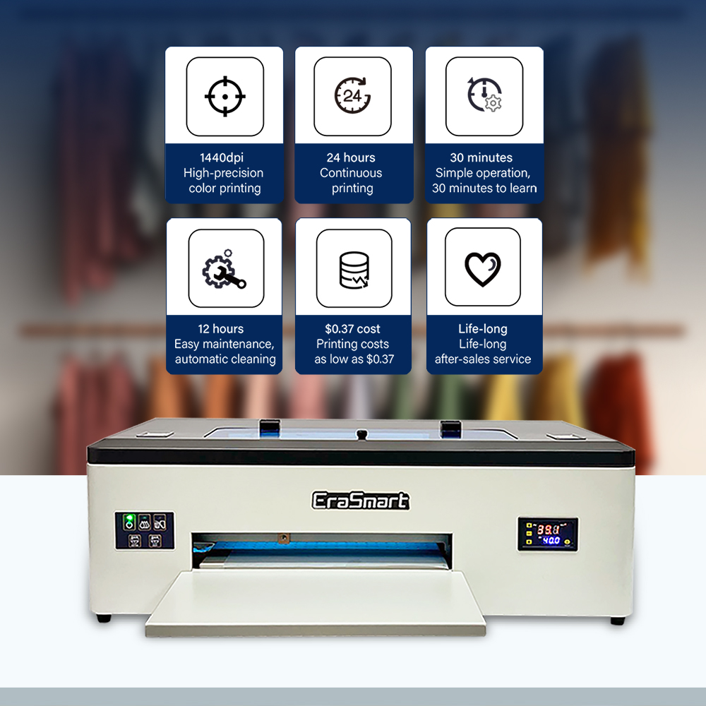 EraSmart 1390 Print Head Inkje - Commercial Printing Machine For Shirts ulasan dan harga