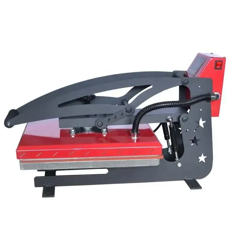 Manual High Pressure Heat Pres - Commercial Printing Machine For Shirts ulasan dan harga