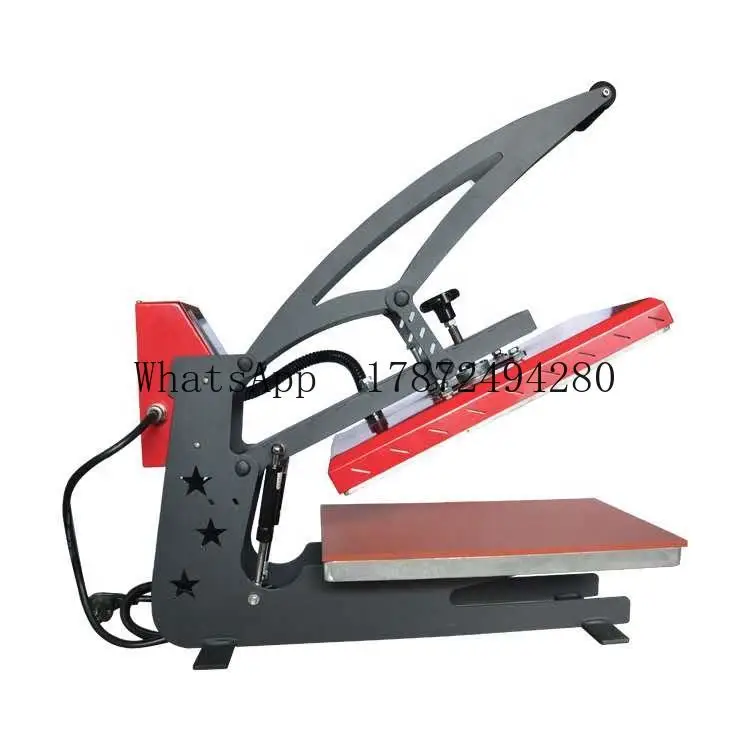 Manual High Pressure Heat Pres - Commercial Printing Machine For Shirts ulasan dan harga