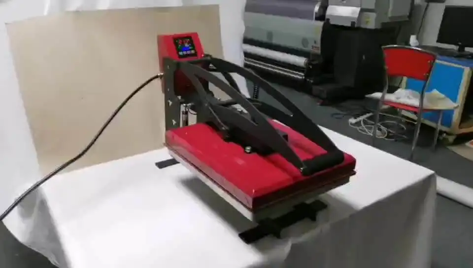 Manual High Pressure Heat Pres - Commercial Printing Machine For Shirts ulasan dan harga