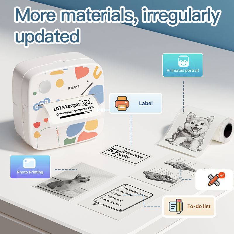 DOLEWA D2 Doodle Portable Prin - Commercial Photo Printer ulasan dan harga