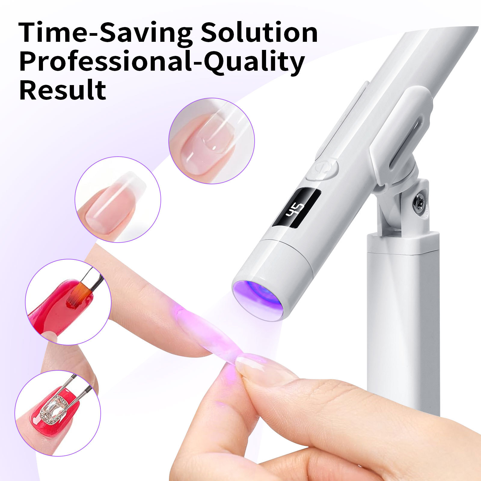 Mini Nail Art UV LED Light Rec - Uv Led Lamp Printer ulasan dan harga