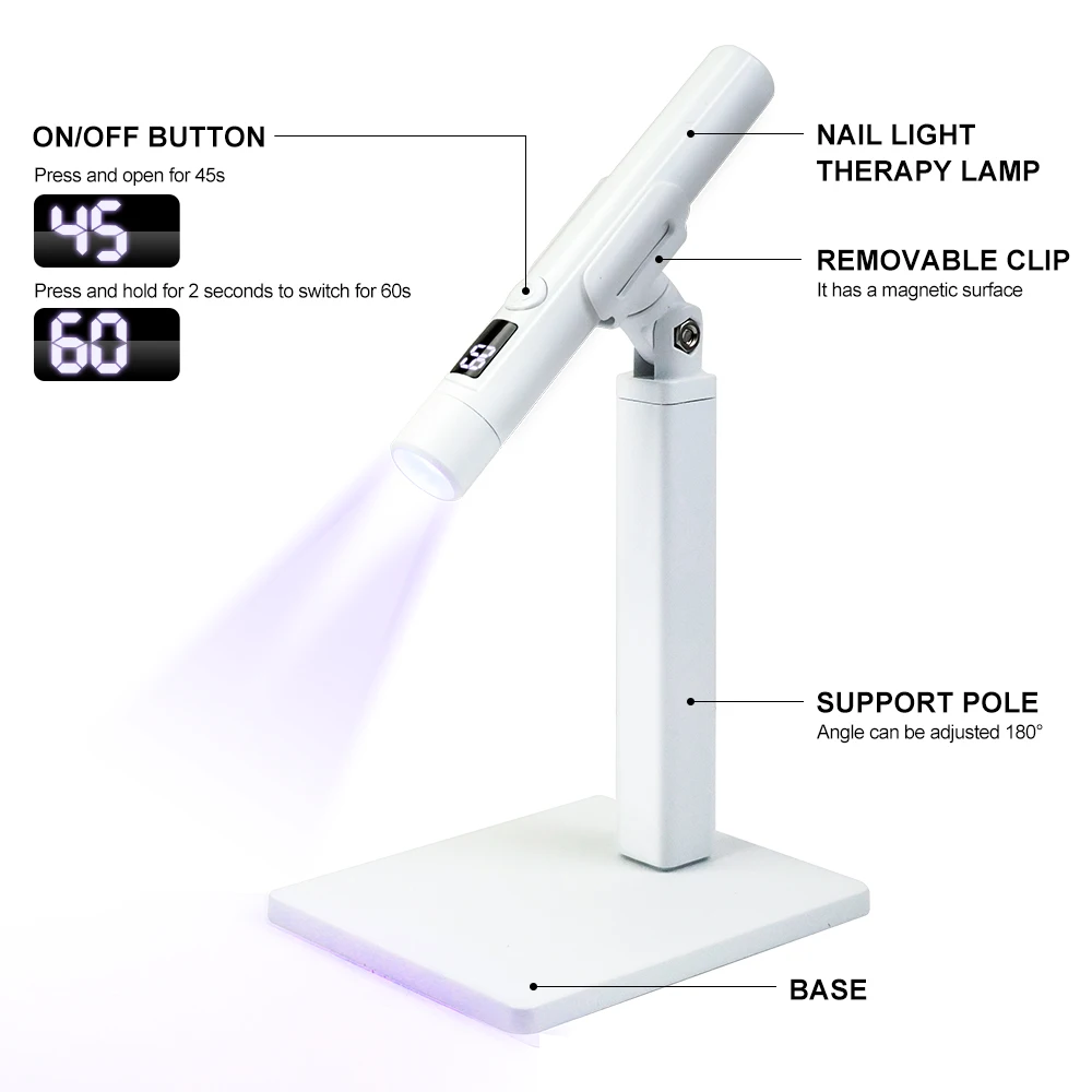 Mini Nail Art UV LED Light Rec - Uv Led Lamp Printer ulasan dan harga