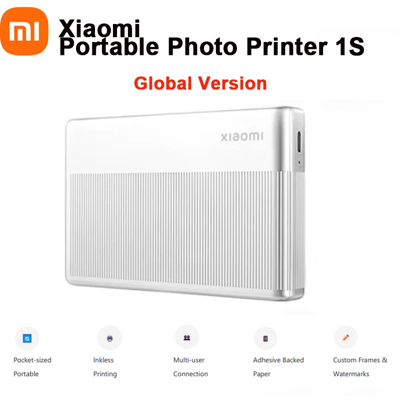Xiaomi Pocket Photo Printer 1s - Commercial Photo Printer ulasan dan harga