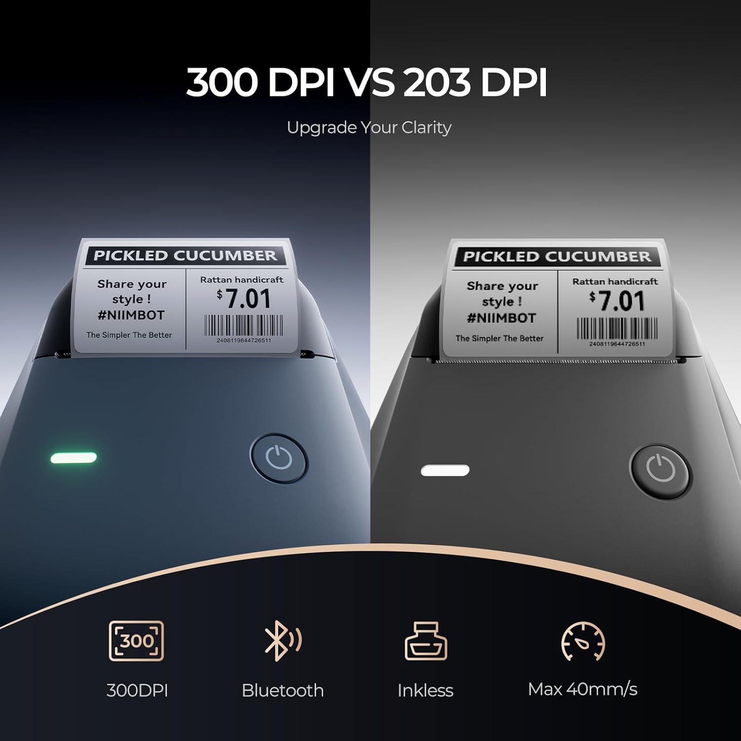 300DPI HD NIIMBOT B1Pro Mini L - Commercial Photo Printer ulasan dan harga