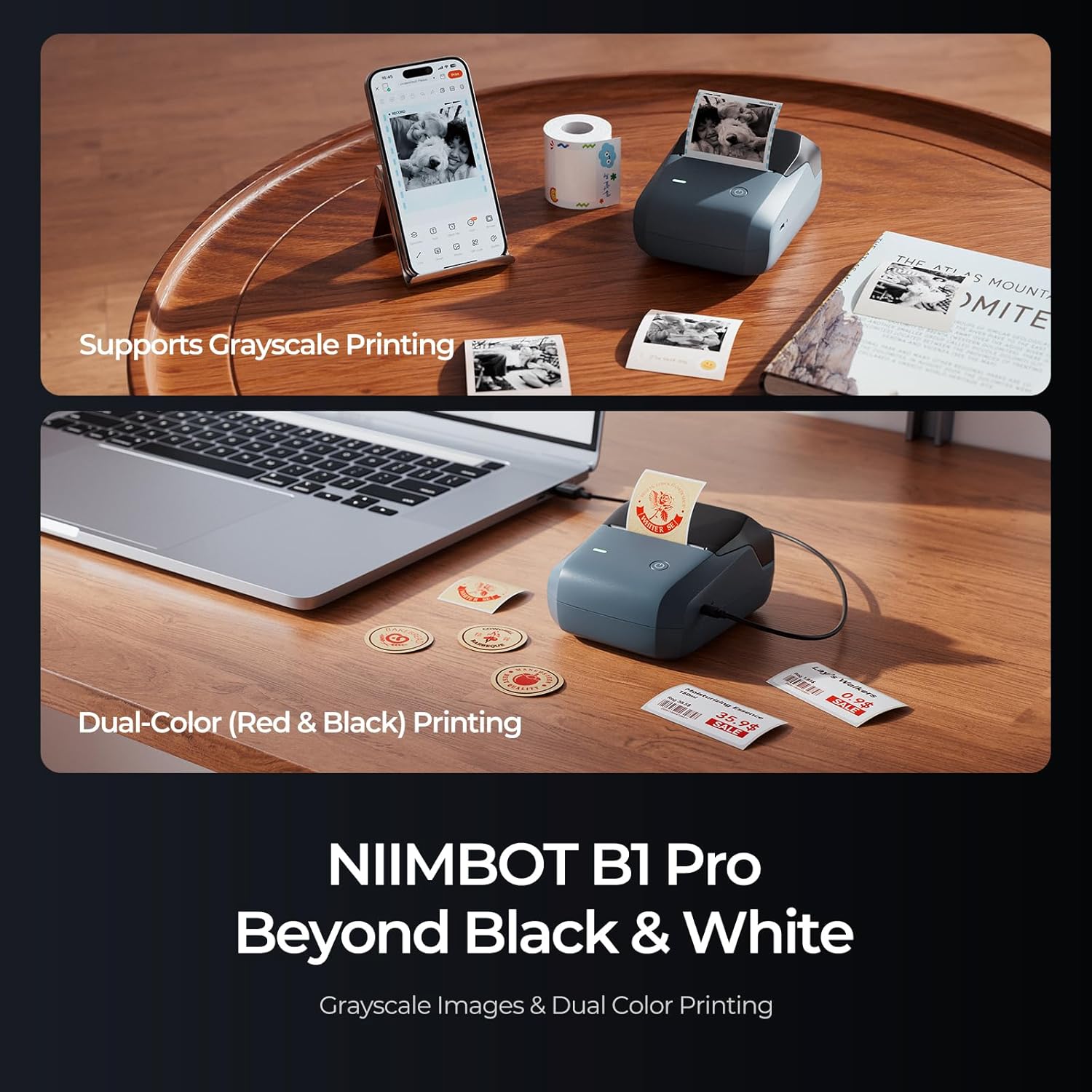 300DPI HD NIIMBOT B1Pro Mini L - Commercial Photo Printer ulasan dan harga