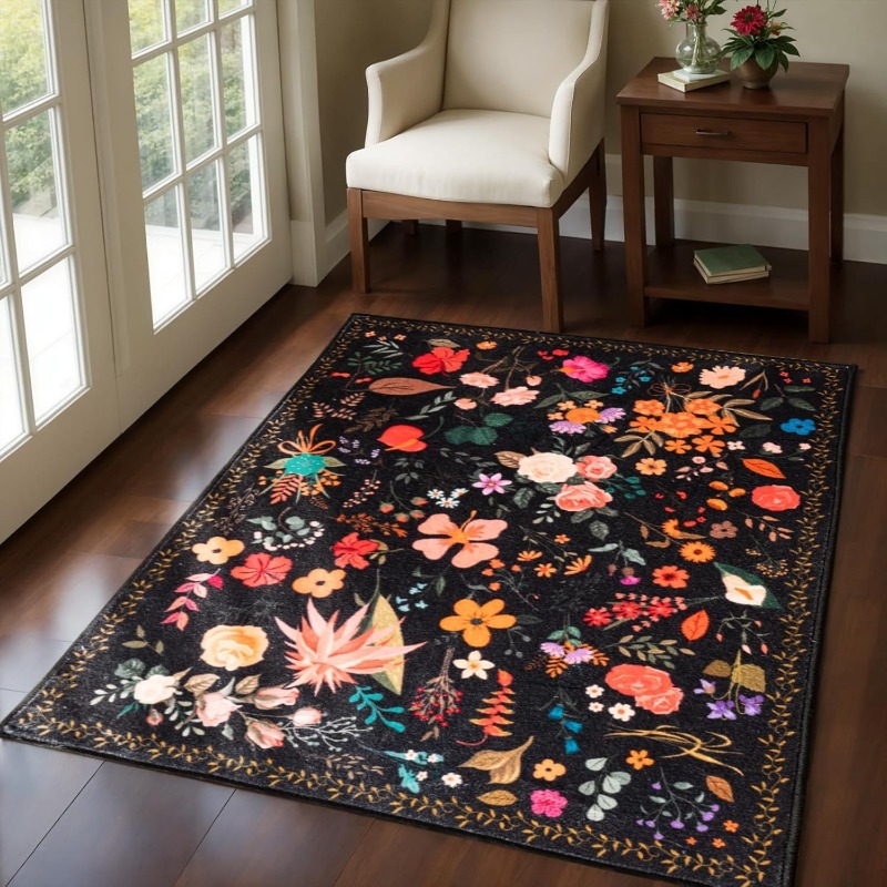 Vibrant Botanical Floral Print - Commercial Printing Options ulasan dan harga
